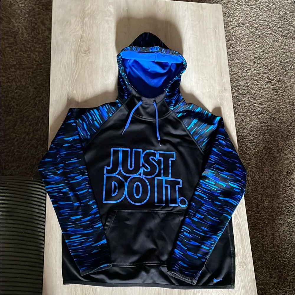 Nike Black and Blue Utility Jacket
